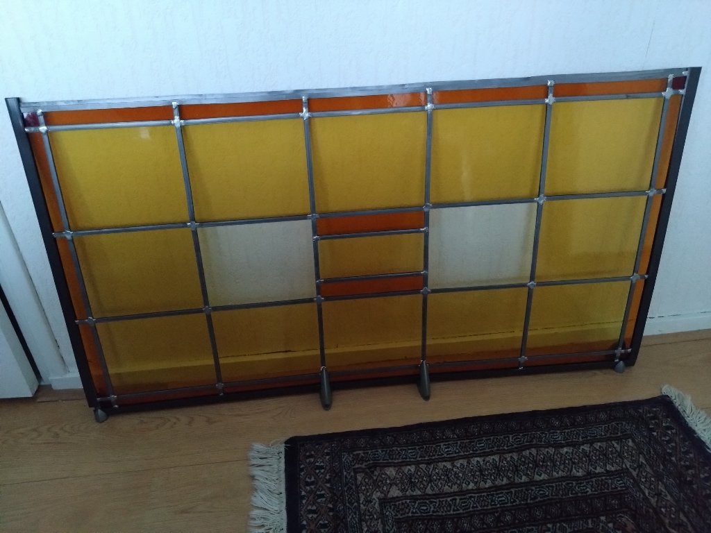 Glas in Lood raam, Ophalen, Gevelraam of Ruit, Gebruikt, 80 tot 120 cm