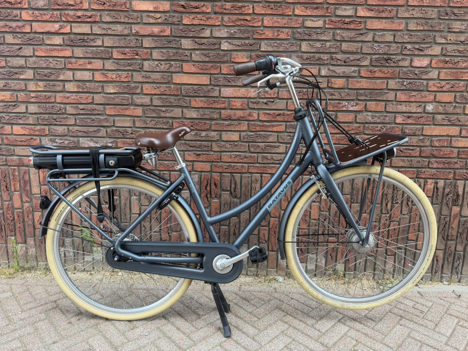Zgn Batavus PACKD E-go elektriche transport&moedersfiets, Ophalen, Zo goed als nieuw, 50 km per accu of meer, Batavus