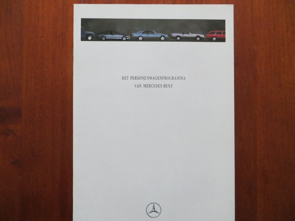 Het personenwagenprogramma van Mercedes-Benz (aug. 1994), Ophalen of Verzenden, Nieuw, Mercedes