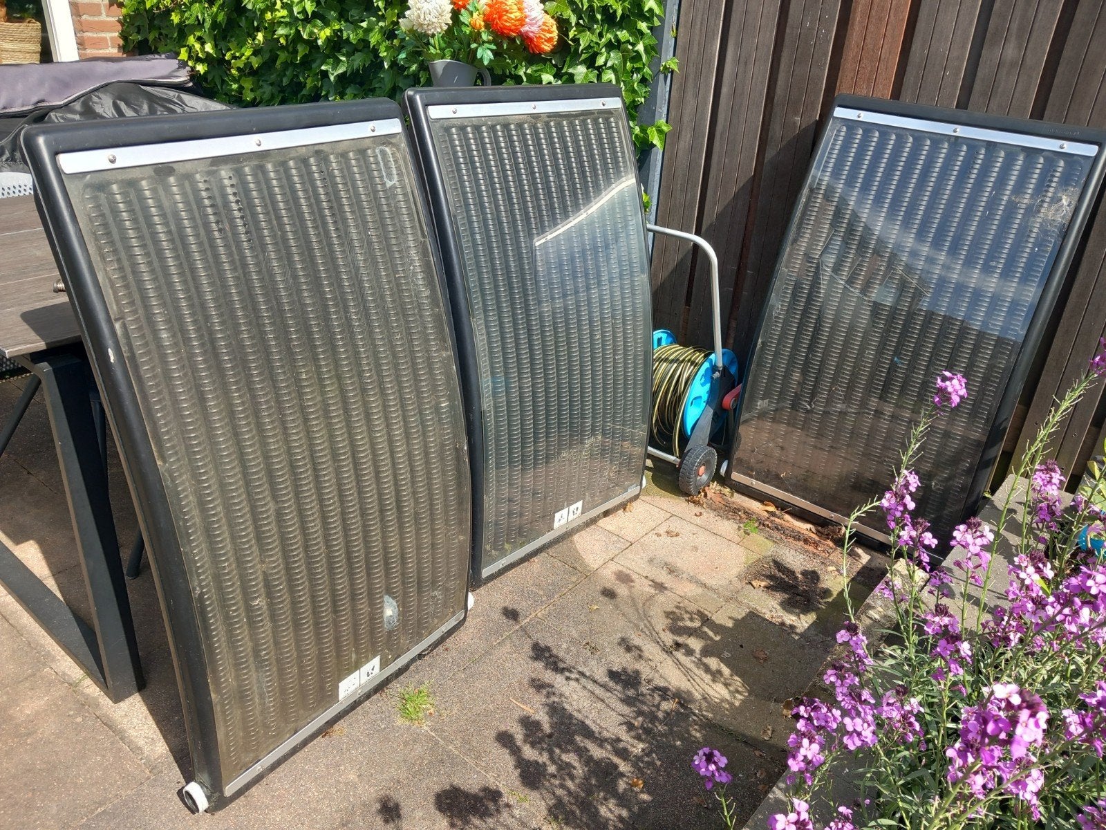 3 stuks zonnecolletoren per stuk te koop, Ophalen, Gebruikt