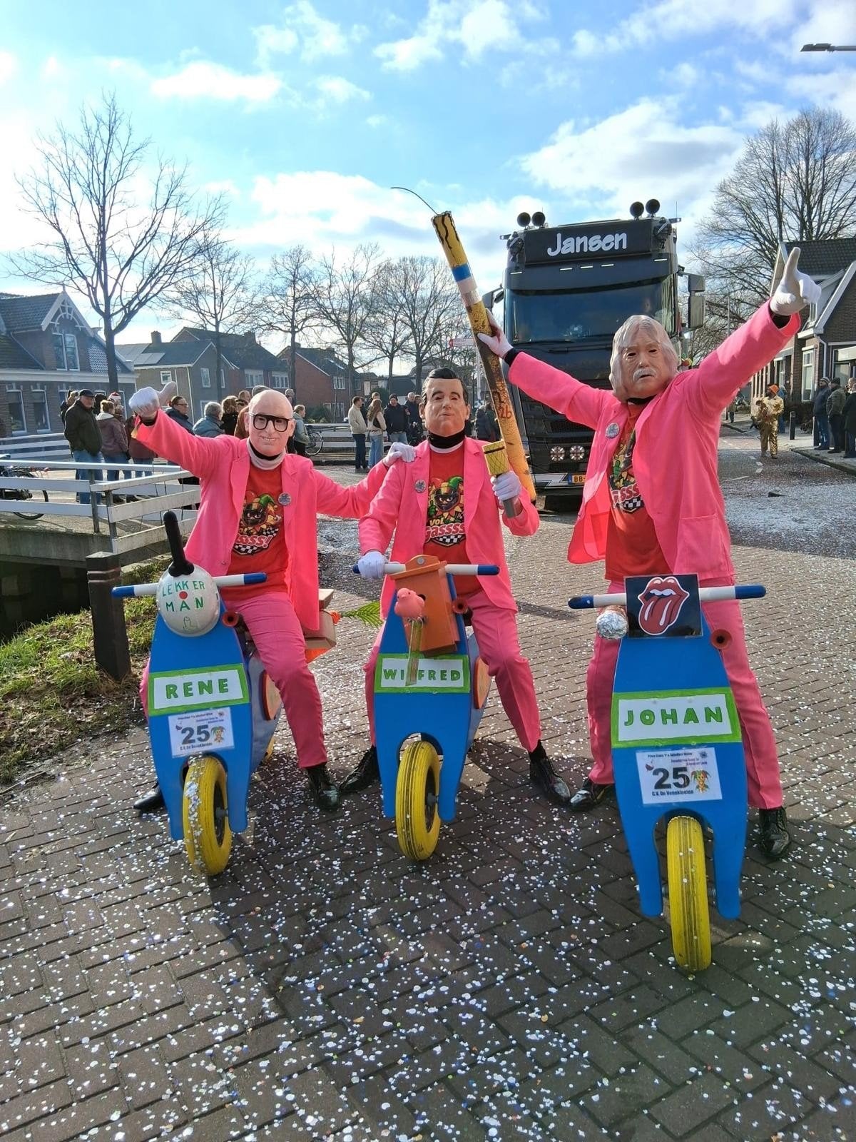 3 loopfietsen voor carnavals optocht, Ophalen of Verzenden