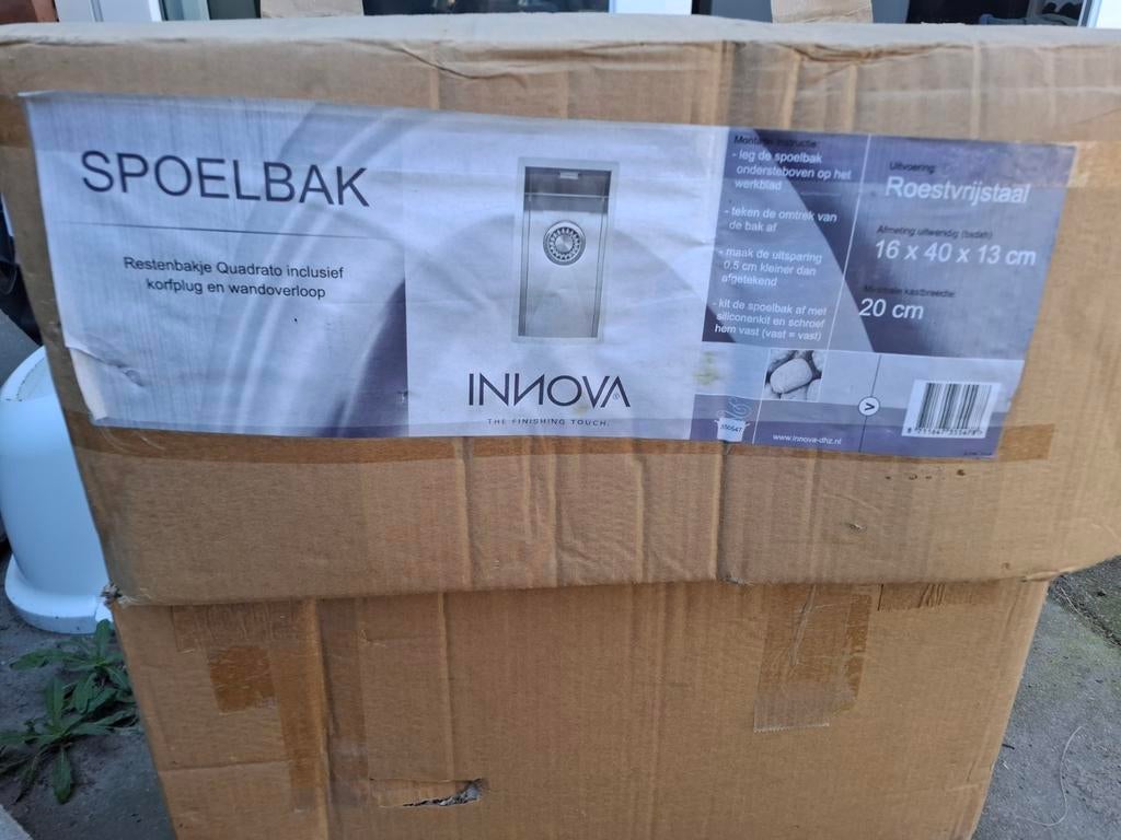 Spoelbak, Overige kleuren, Nieuw, Minder dan 100 cm, 25 tot 50 cm