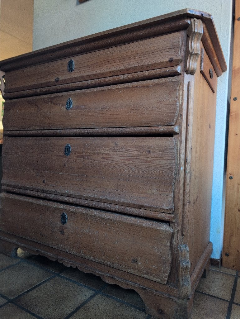 Vurenhout vintage dressoir, Ophalen
