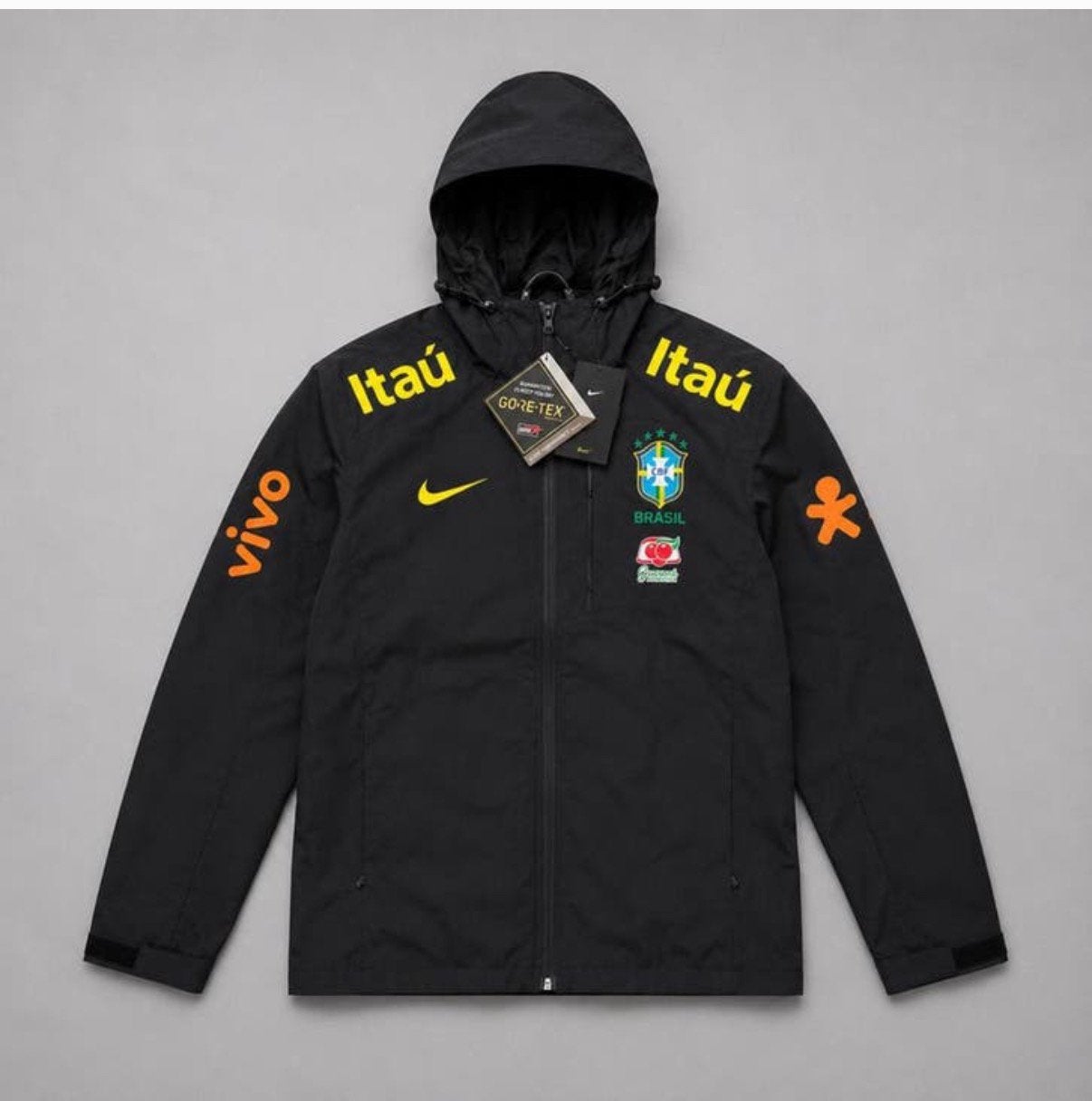 Nike Brazilië jas, Zwart, Nieuw, Overige maten, Ophalen of Verzenden