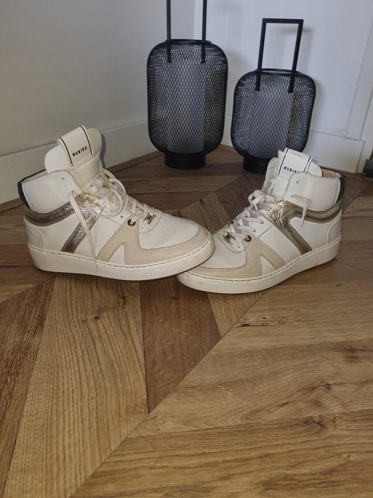 Nubikk sneakers halfhoog maat 38., Ophalen of Verzenden, Zo goed als nieuw, Zwart, Sneakers of Gympen