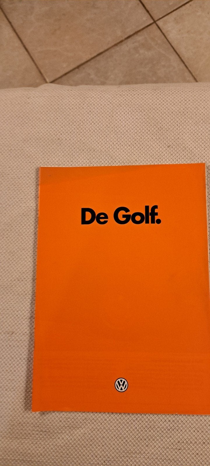 vw golf brochure 1982, Ophalen of Verzenden, Zo goed als nieuw, Volkswagen