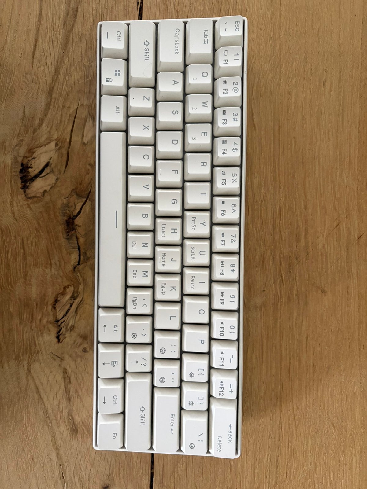 Royal Kludge RK61 - Mechanisch Clicky Gaming Toetsenbord -, Computers en Software, Ophalen, Gaming toetsenbord, Zo goed als nieuw