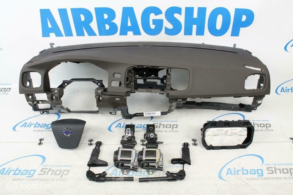 Airbag set - Dashboard bruin Volvo V60 S60 (2010-heden), Auto-onderdelen, Gebruikt, Ophalen of Verzenden