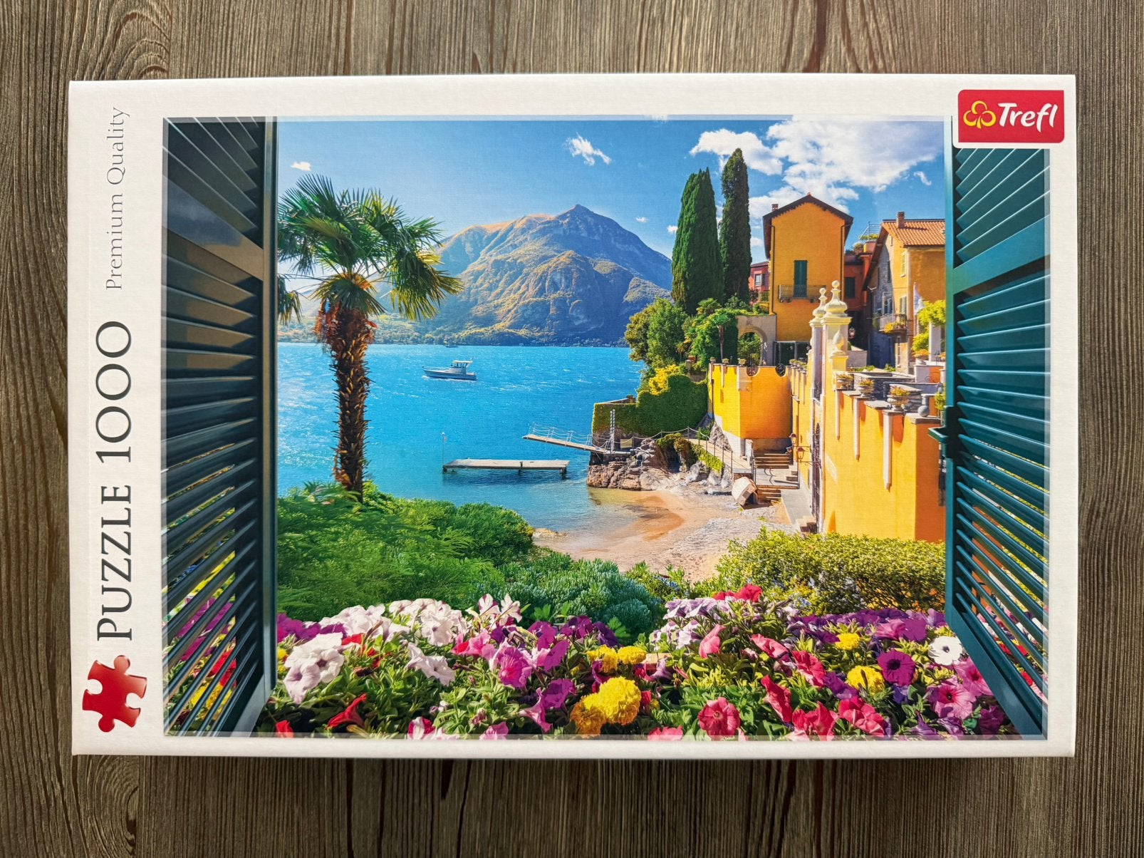 Legpuzzel Trefl - View of Lake Como, Ophalen of Verzenden, 500 t/m 1500 stukjes, Zo goed als nieuw