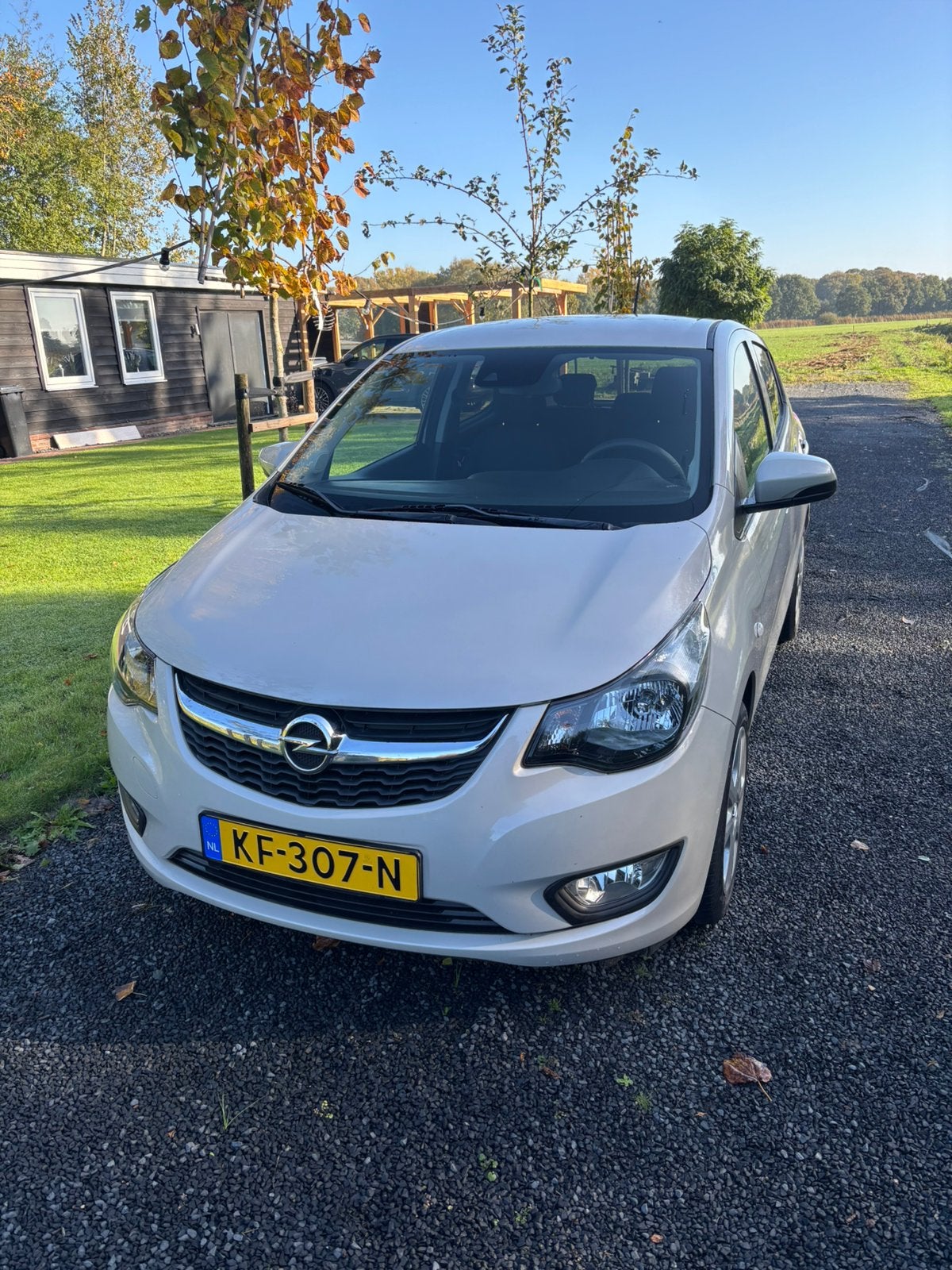 Opel Karl 1.0 Ecoflex 55KW AUT 2016 Grijs Automaat, Auto's, 839 kg, 74 pk, 23 km/l, Origineel Nederlands