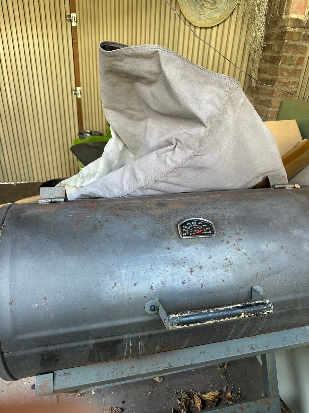 Borretti bbq goed werkend, Ophalen, Gebruikt