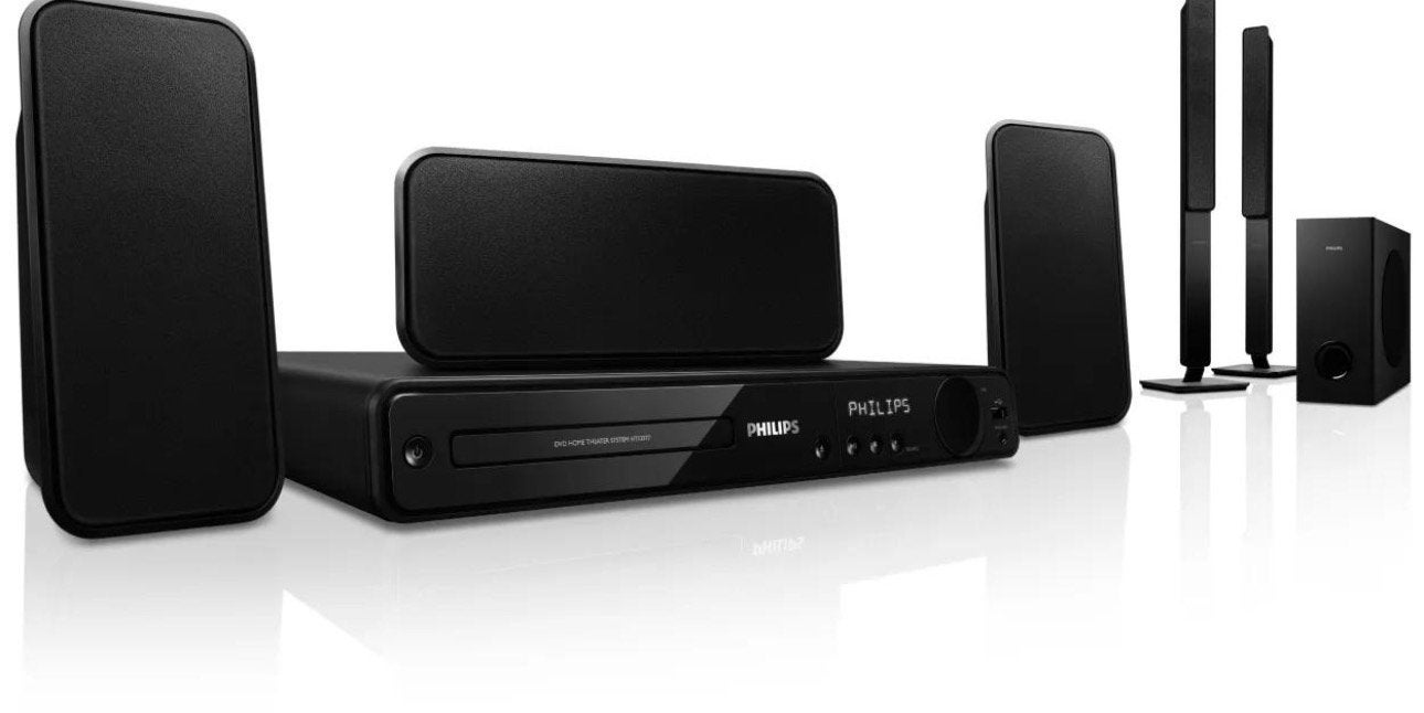 Philips HTS3377 5.1 Home Cinema Set, Ophalen, Philips, 70 watt of meer, Zo goed als nieuw