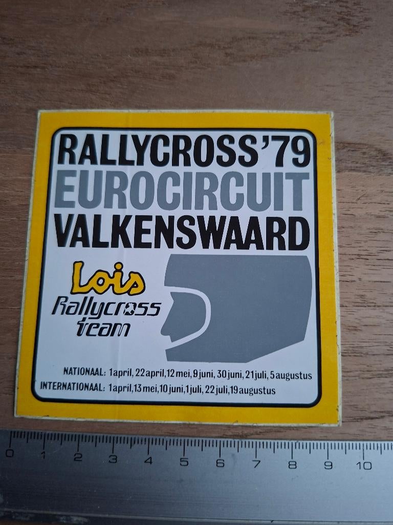 Sticker rally eurocircuit Valkenswaard, Verzamelen, Stickers, Ophalen of Verzenden, Zo goed als nieuw, Auto of Motor
