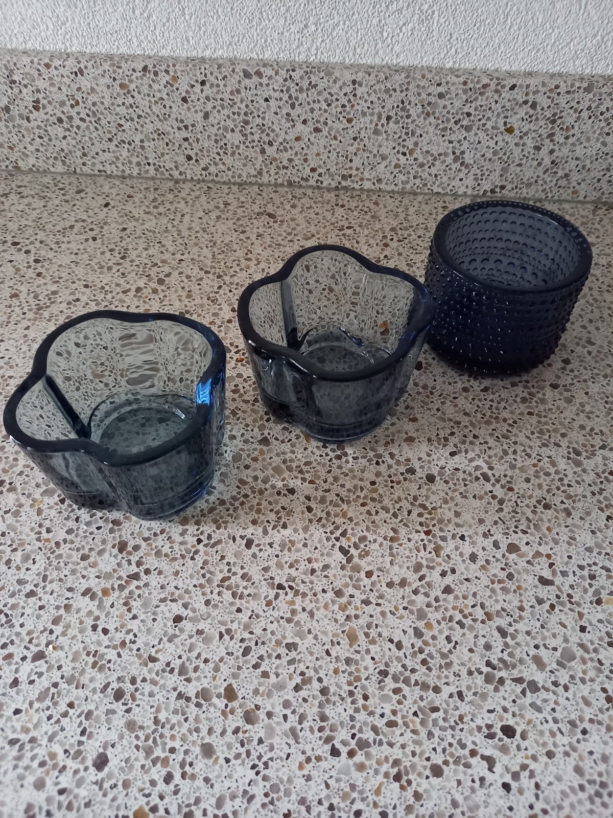 Iittala waxinelichthouders/snackschaaltjes, Ophalen of Verzenden, Nieuw, Glas, Iittala