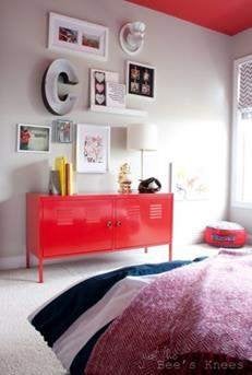 ikea kast ps rood, Ophalen, Gebruikt, Modern