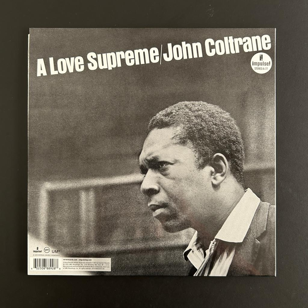 LP John Coltrane - A Love Supreme (reissue), 1960 tot 1980, Gebruikt, Ophalen of Verzenden, 12 inch