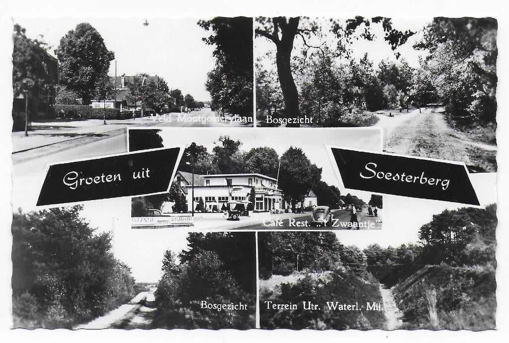 Soesterberg Ongelopen Ansichtkaart (B6860), Ophalen of Verzenden, 1960 tot 1980, Ongelopen