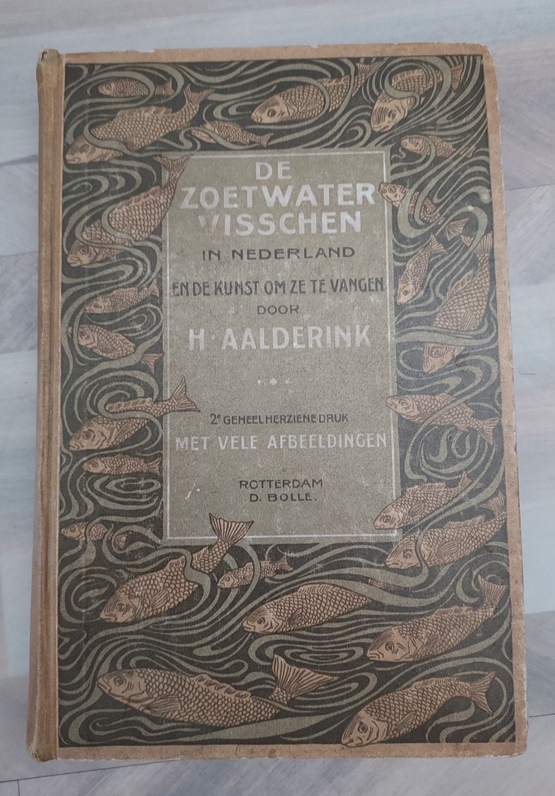 De zoetwatervissen van Nederland uit 1911 2de druk, Watersport en Boten, Ophalen of Verzenden, Gebruikt