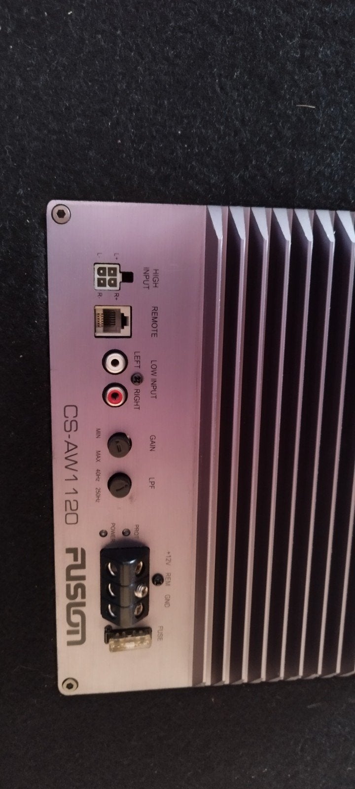 Fusion CS-AW1120 Subwoofer met ingebouwde versterker, Ophalen, Gebruikt