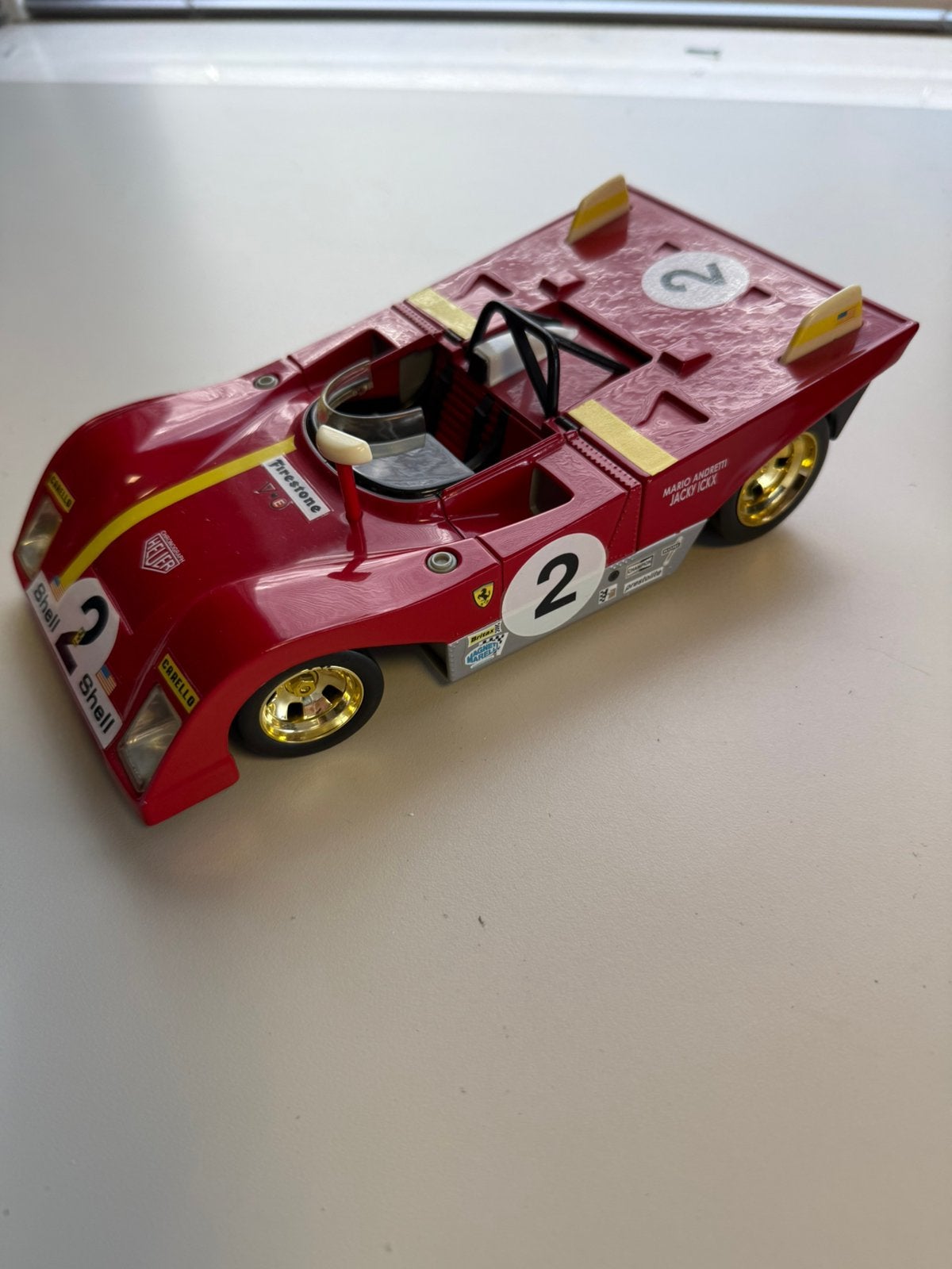 Ferrari 1972 312P modelauto 1:18, Ophalen, Zo goed als nieuw, Bburago