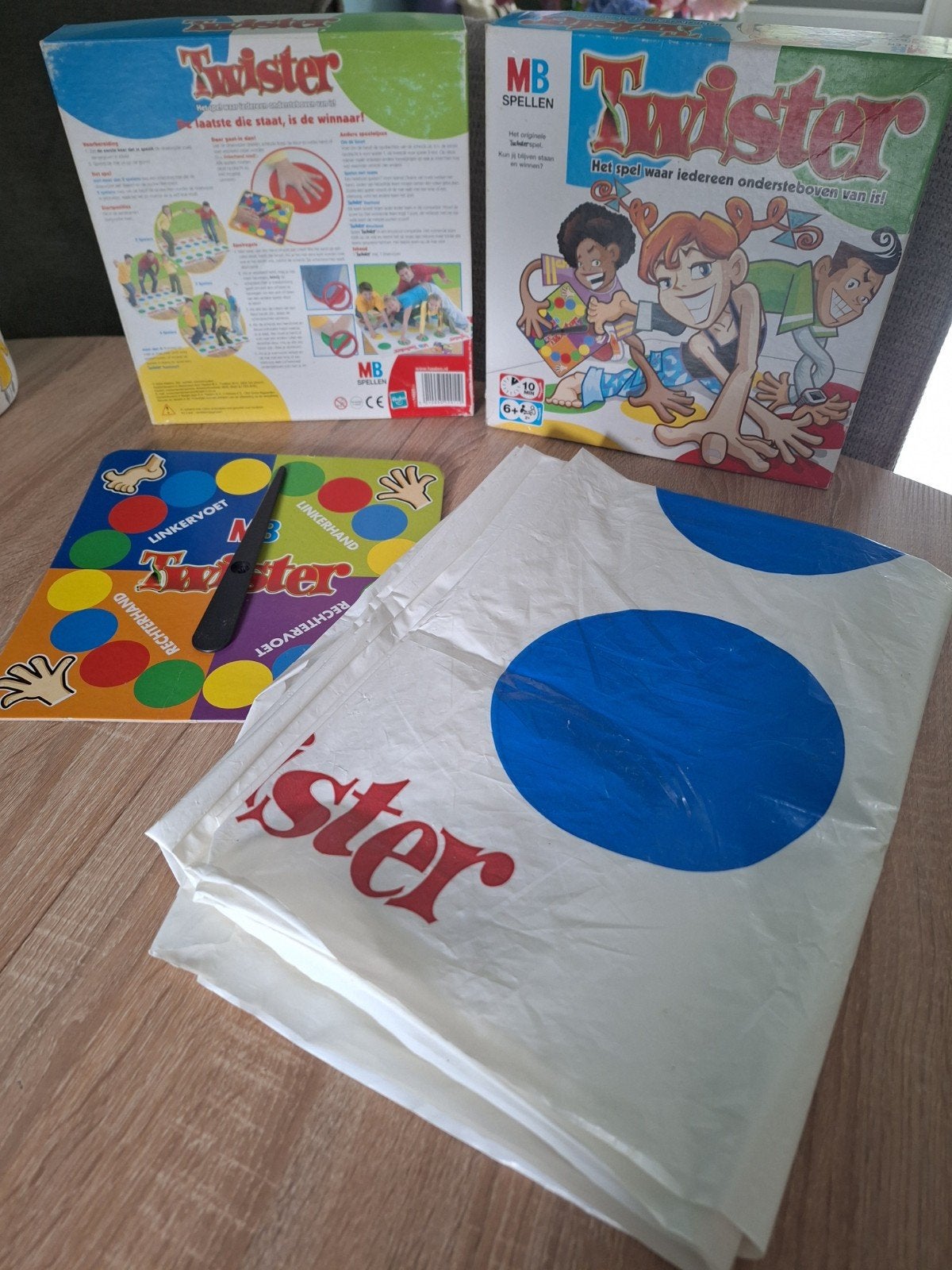 Twister spel, Ophalen of Verzenden, Zo goed als nieuw, MB