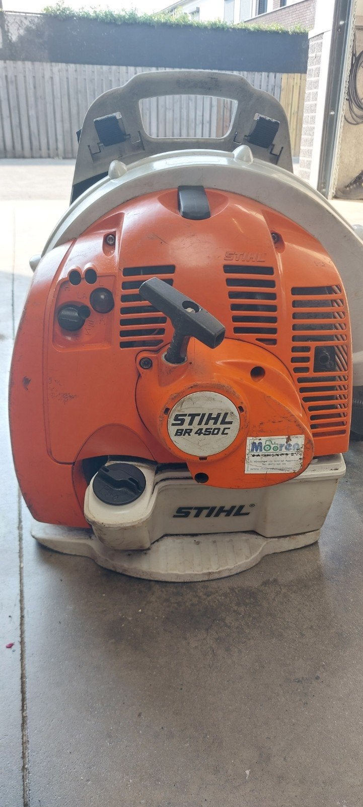 STIHL BR 450 Benzine Bladblazer met Elektrostart, Ophalen, Gebruikt, Benzine