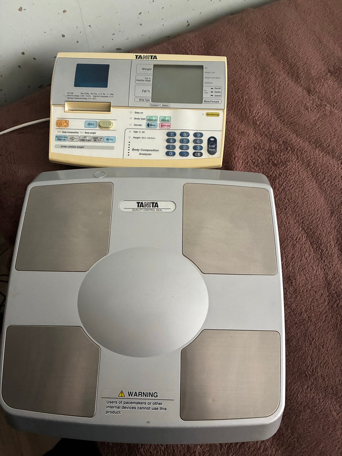Tanita Body Composition Analyser SC 330 - Professioneel, Ophalen of Verzenden, Gebruikt