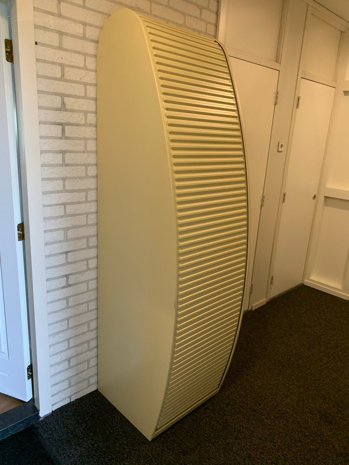 Prachtige Amsterdammer roldeurkast - Vintage design, Gebruikt, 200 cm of meer, 50 tot 75 cm, Overige materialen