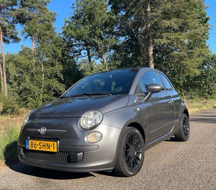 Fiat 500 0.9 Twinair 2011 Grijs met Airco|Goed onderhouden, Voorwielaandrijving, 31 €/maand, 905 kg, Origineel Nederlands