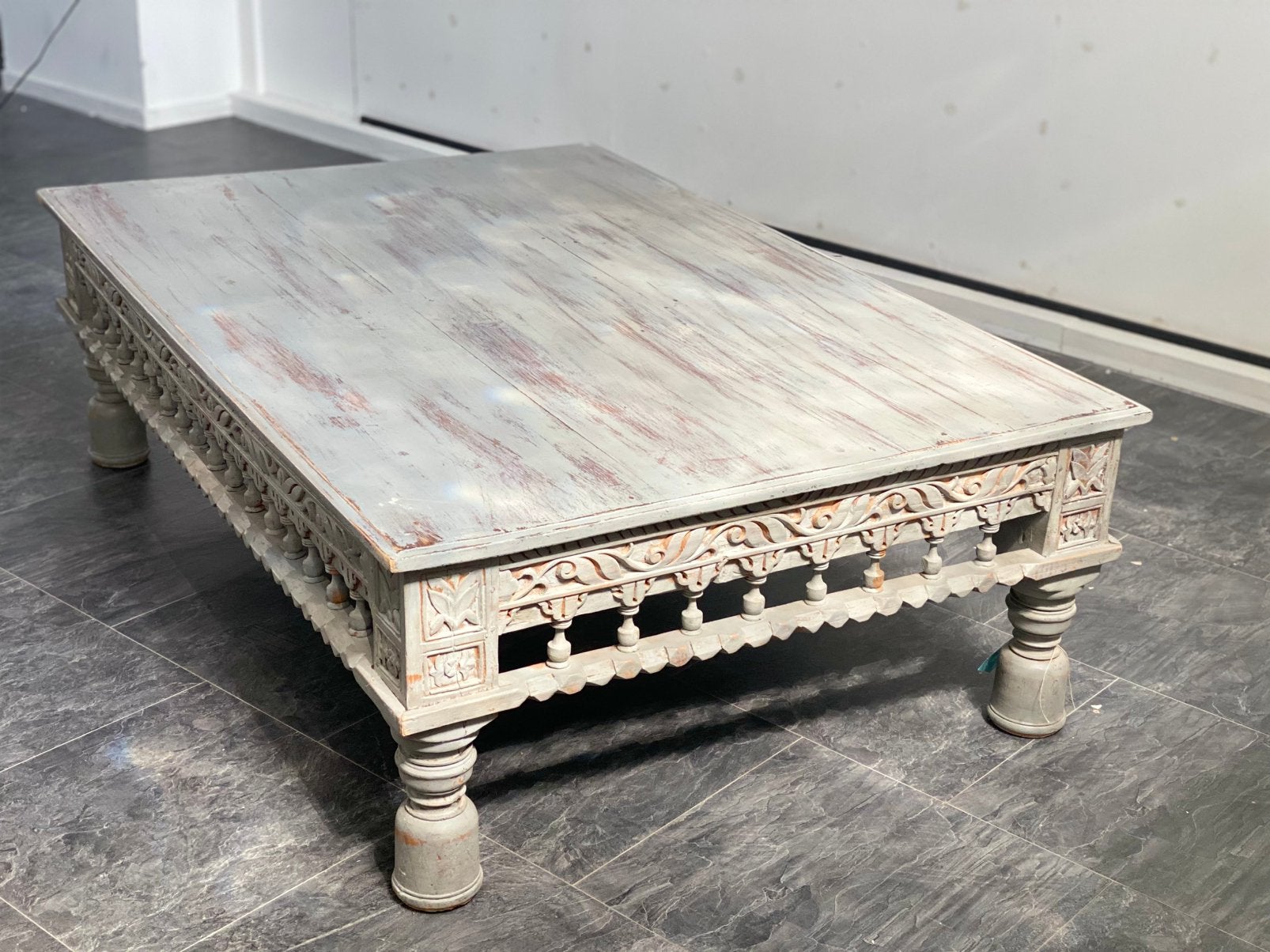 Mooie authentieke bohemian bijzet salontafel, Ophalen, Gebruikt, 100 tot 150 cm, 50 tot 100 cm