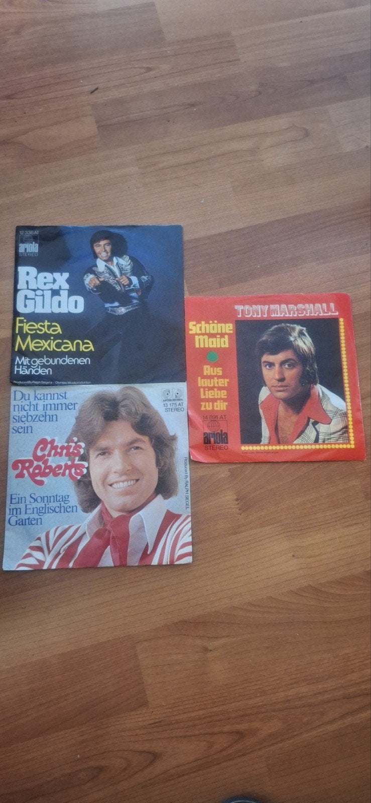 3x Duitse Schlager 7'inch, Gebruikt, 7 inch, EP, Schlager