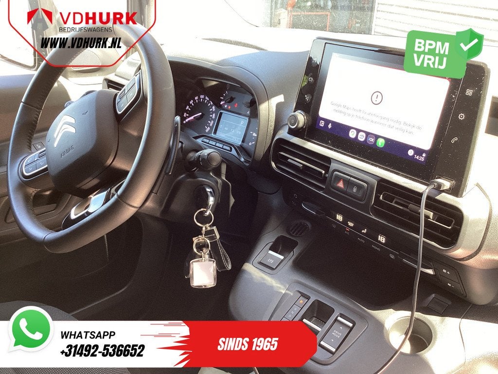 Citroën Berlingo 1.5 HDi 130 pk Aut. L2 3 Pers/ Carplay/ Cl, Stof, Gebruikt, 4 cilinders, Citroën