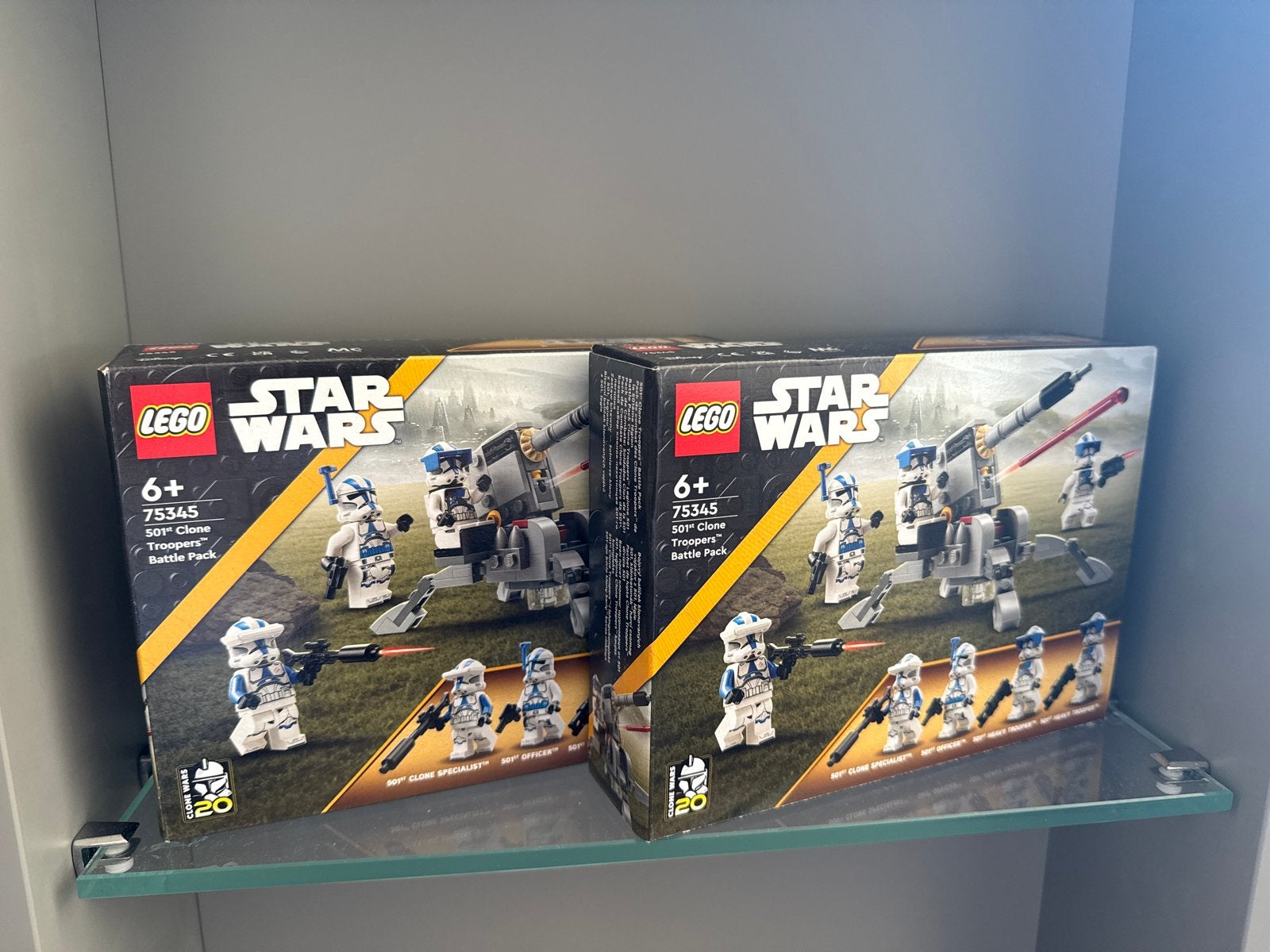 LEGO 2x  Star Wars 75345 501st Clone Troopers Battle Pack, Kinderen en Baby's, Speelgoed | Duplo en Lego, Ophalen of Verzenden