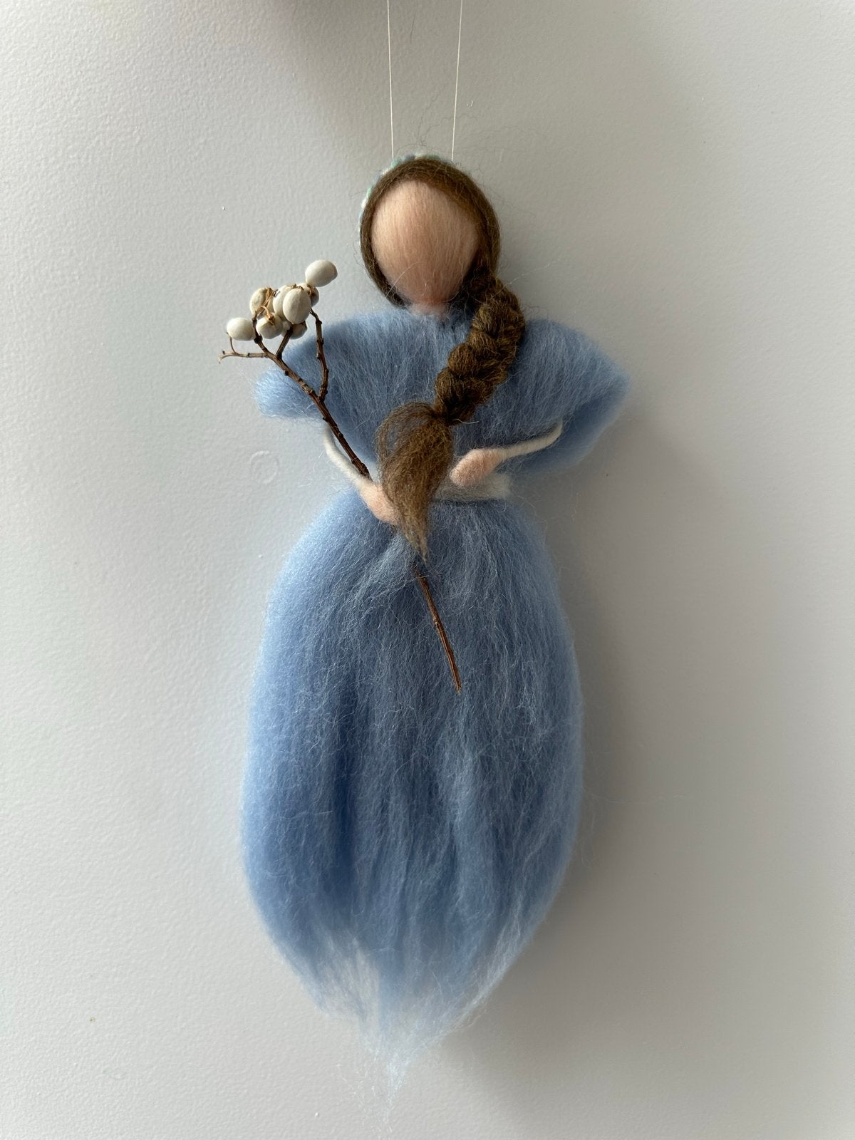 Handgemaakte Waldorf Engel - Antroposofische Decoratie, Verzamelen, Poppen, Nieuw, Pop, Ophalen of Verzenden