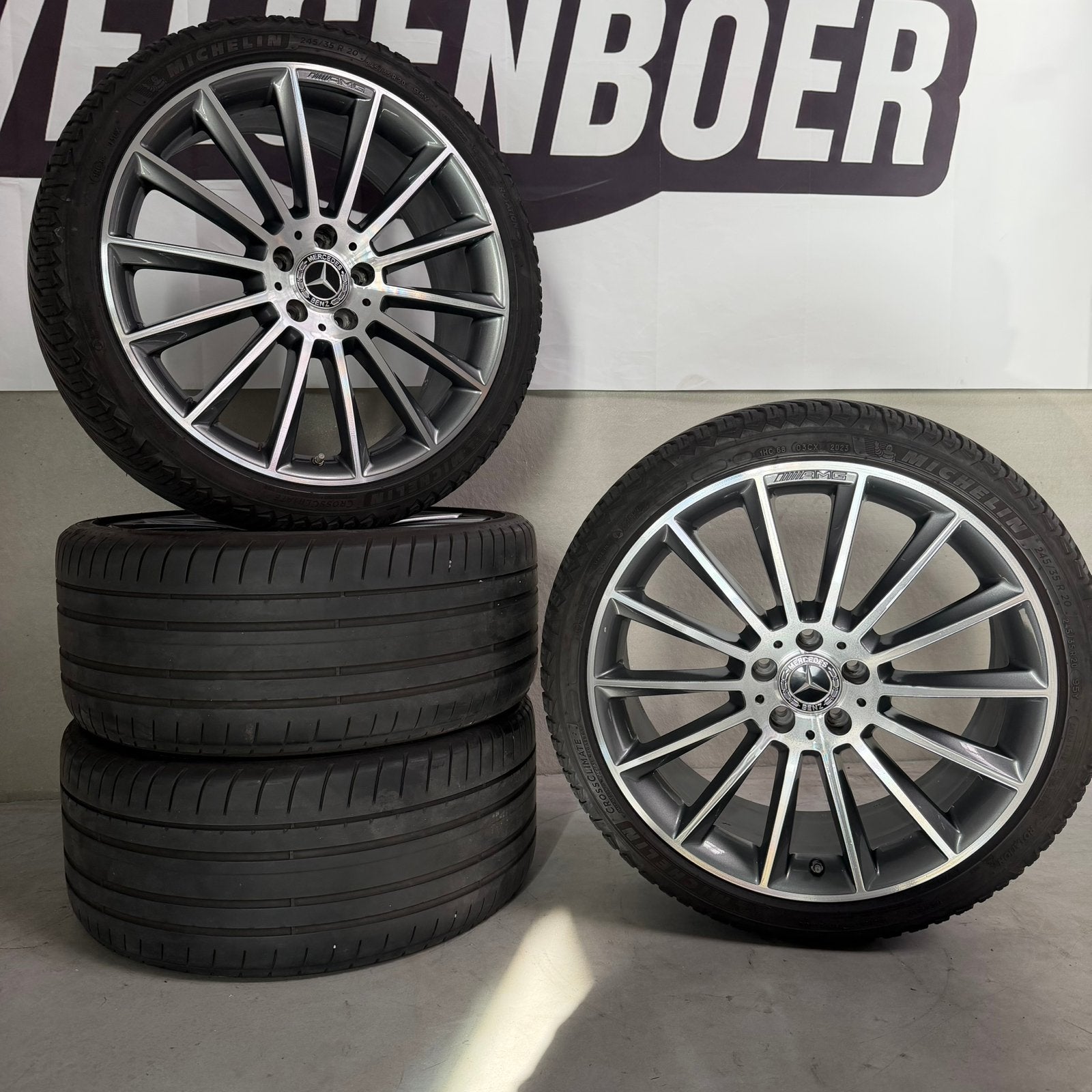 20 inch Origineel Mercedes E klasse W213 velgen met banden