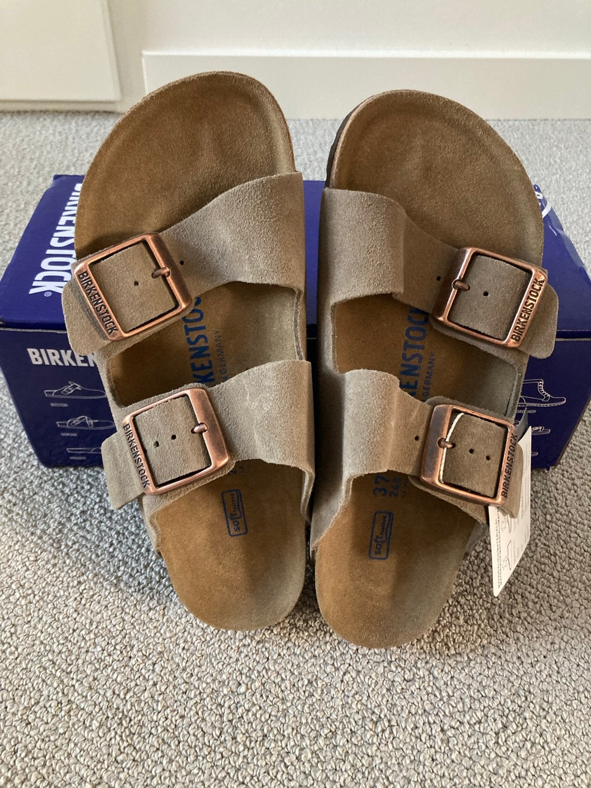 Birkenstock Arizona Soft Footbed Sandalen - Maat 37, Overige kleuren, Nieuw, Sandalen of Muiltjes, Ophalen of Verzenden