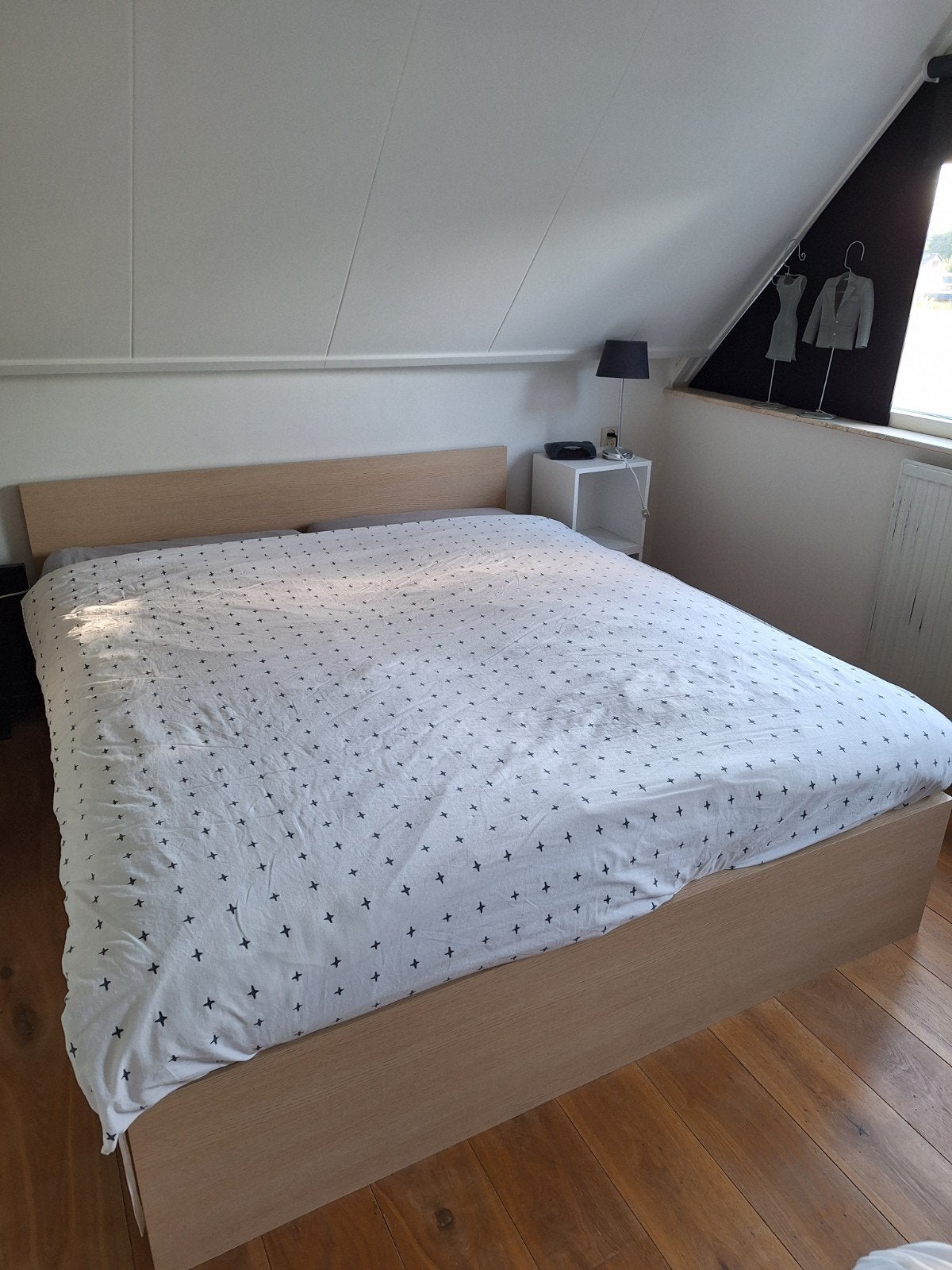2 persoonsbed tweepersoonsbed, Ophalen, Gebruikt, Tweepersoons