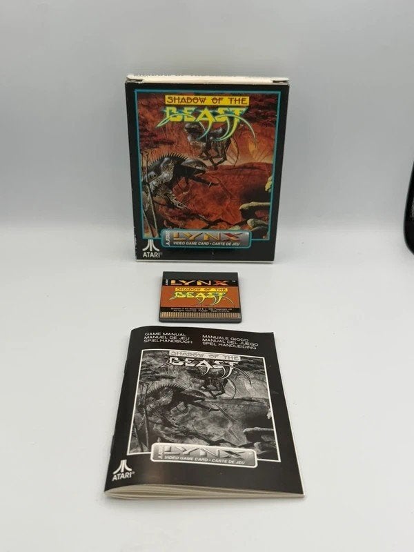 Shadow of the Beast Atari Lynx PAL Complete with Manual, Spelcomputers en Games, Games | Atari, Muziek, Atari, 1 speler, Ophalen of Verzenden