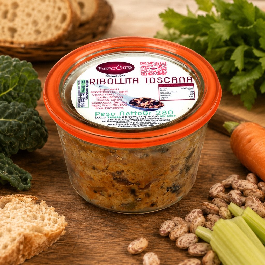 Borgunto Ribollita Toscana – Authentieke Groentesoep, Ophalen of Verzenden