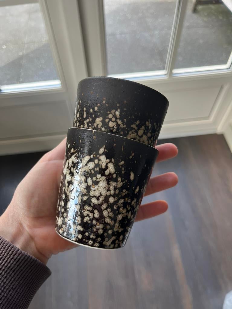 HK living coffee mugs, Huis en Inrichting, Keuken | Servies, Ophalen, Keramiek, Zo goed als nieuw, Overige stijlen