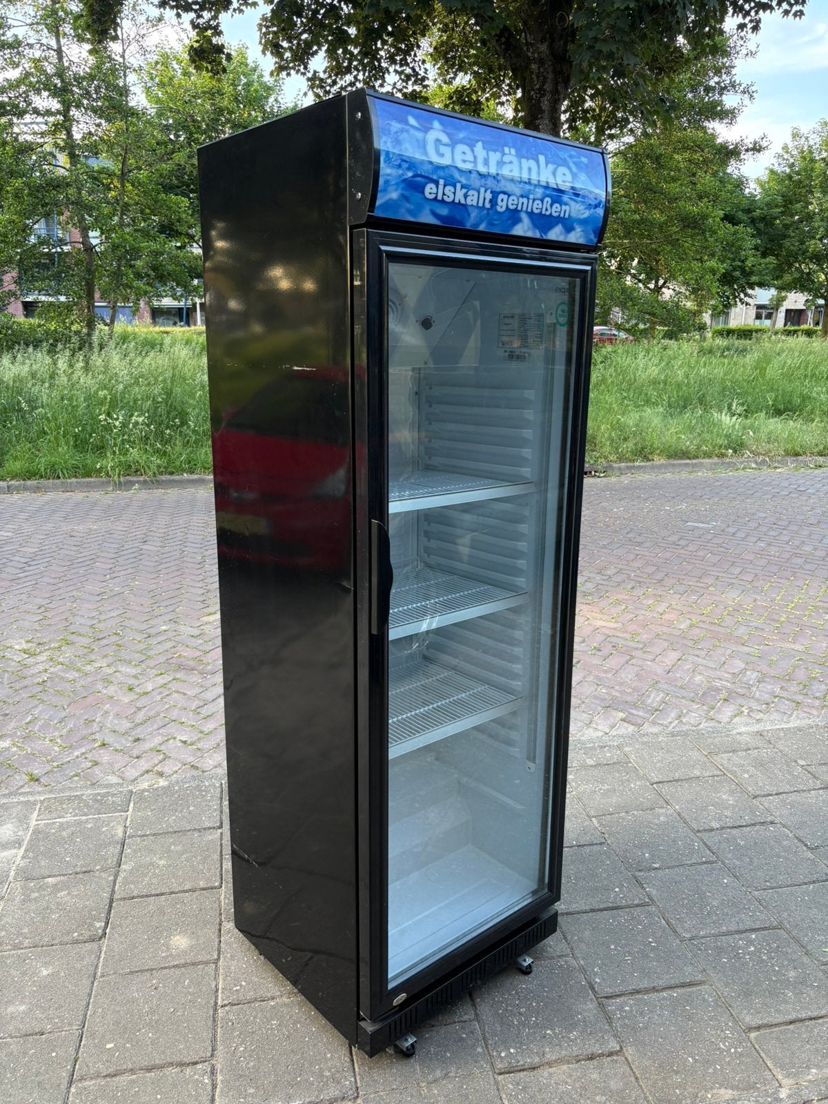 glazendeur koelkast koeling, Witgoed en Apparatuur, Koelkasten en IJskasten, Ophalen