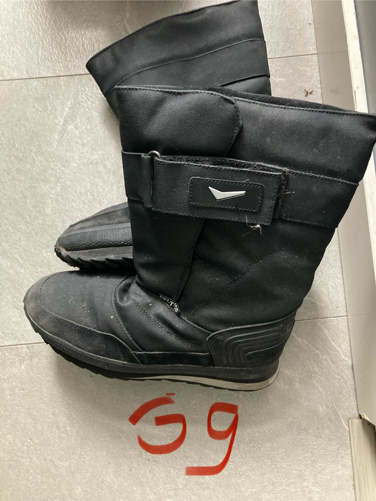 Snowboots mt 39 zwart, Ophalen of Verzenden, Zo goed als nieuw, Zwart, Snowboots
