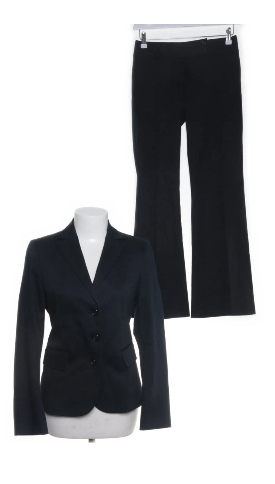 Nieuw Donkergrijs/zwart dames maatpak Benneton maat 38, Kleding | Dames, Maat 38/40 (M), Kostuum of Pak, Benetton, Zwart