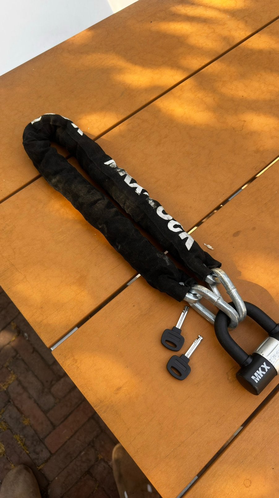 Gebruikte art 3 slot scooter, Motoren, Accessoires | Sloten, Ophalen of Verzenden, Zo goed als nieuw