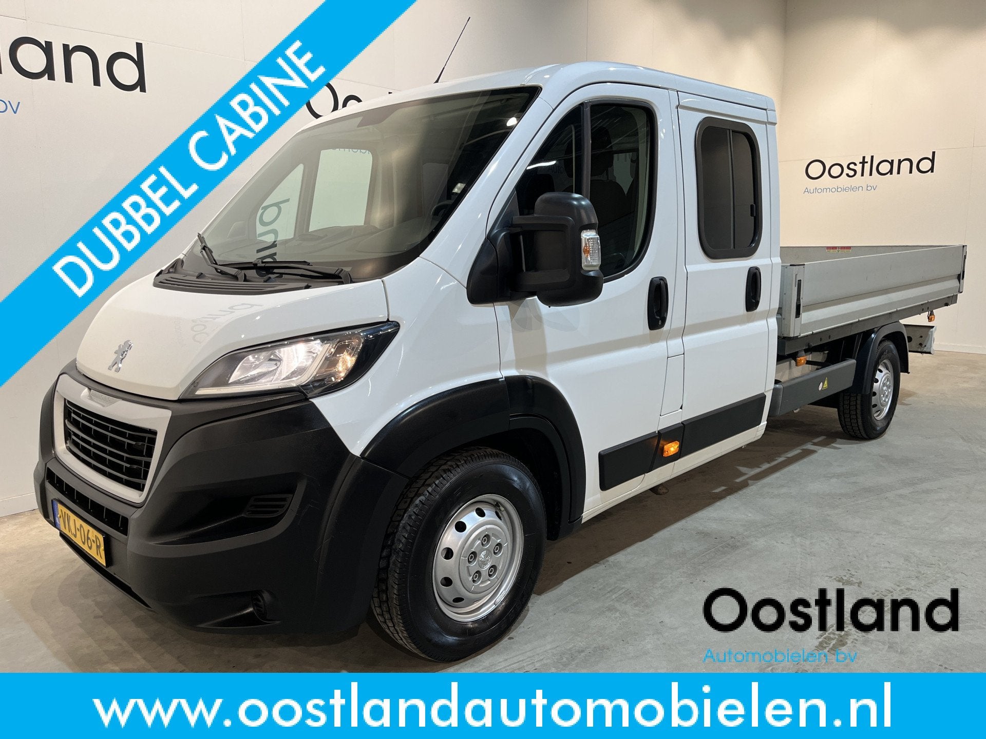Peugeot Boxer 2.2 HDi 165 PK L4 Pro Zwaar DC 6 pers. Open La, Voorwielaandrijving, Stof, Gebruikt, 4 cilinders