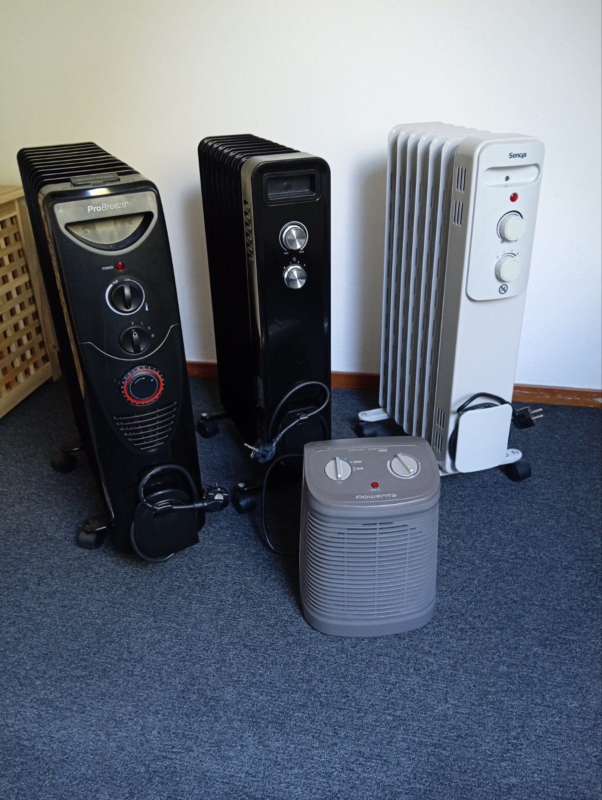 Olie gevulde radiator kachels meerdere modellen, Huis en Inrichting, Ophalen, Oliekachel, Elektrisch, Zo goed als nieuw
