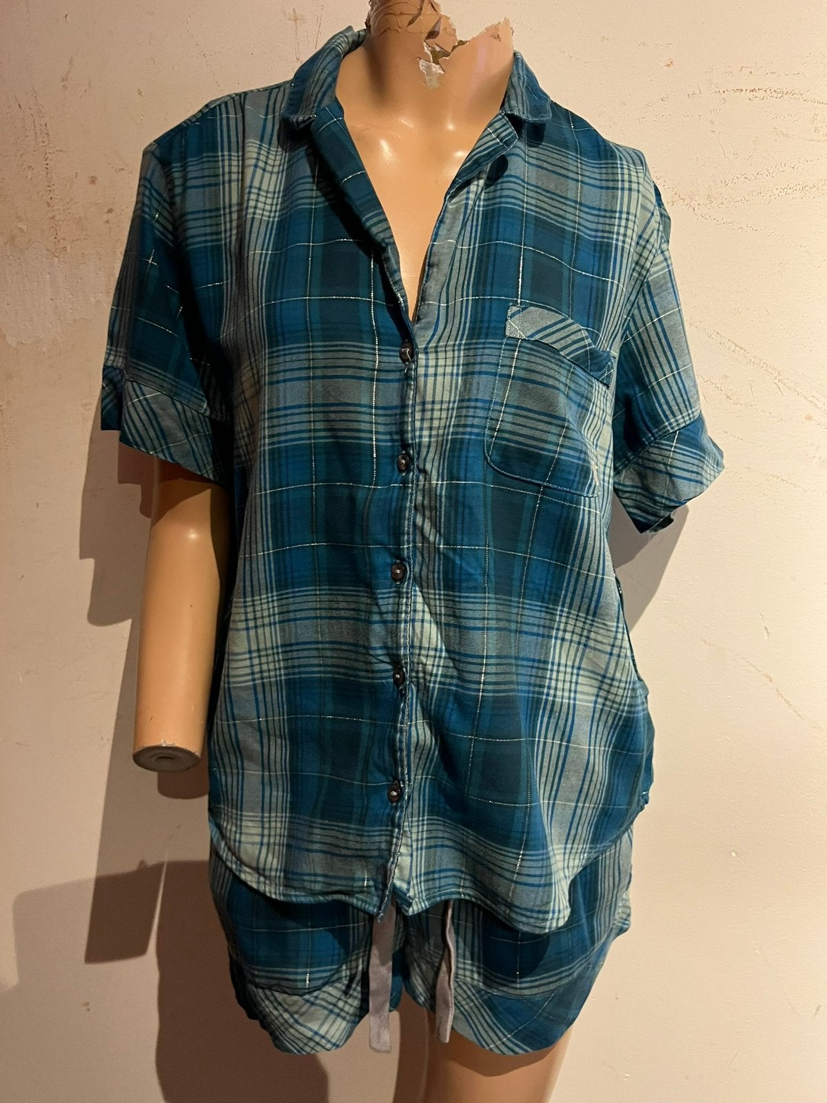 Victoria's Secret pyjama S origineel zgan blauw, F, G, R, Ophalen of Verzenden
