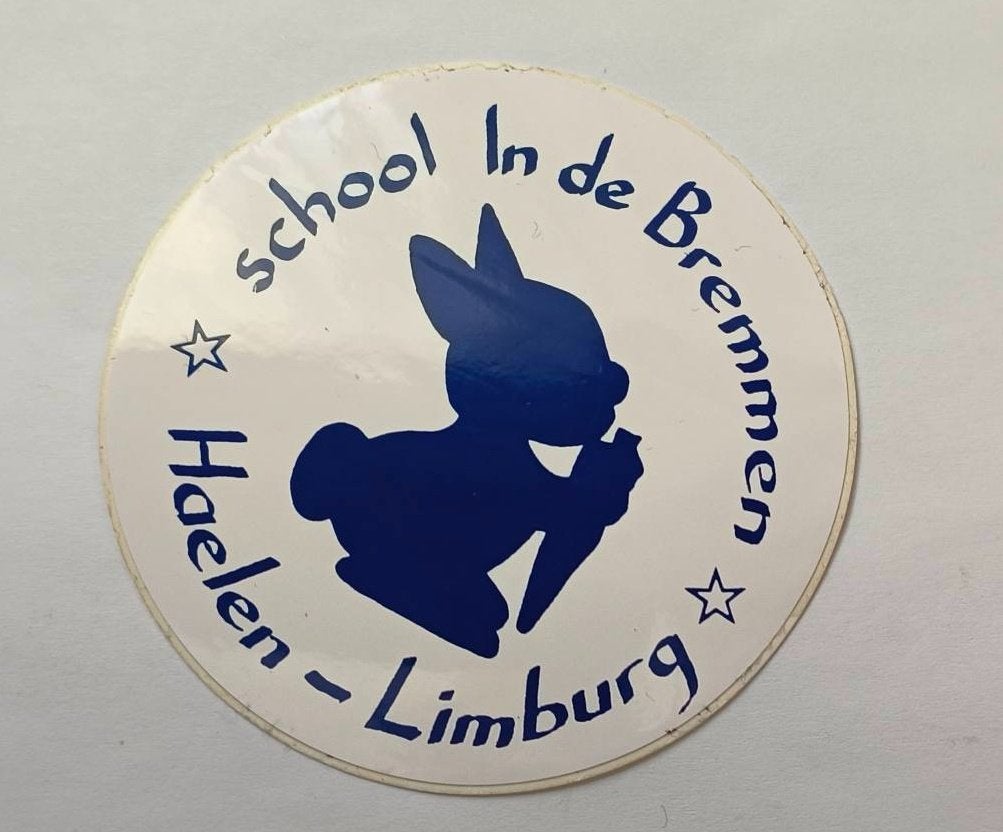 Sticker school in de Bremmen Haelen-Limburg, Ophalen of Verzenden, Zo goed als nieuw, Overige typen