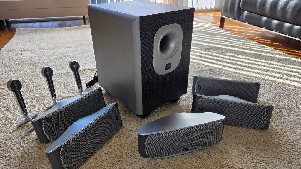 JBL Home Cinema 5.1 speakerset, 70 watt of meer, Zo goed als nieuw, 5.1-systeem, Overige spelers