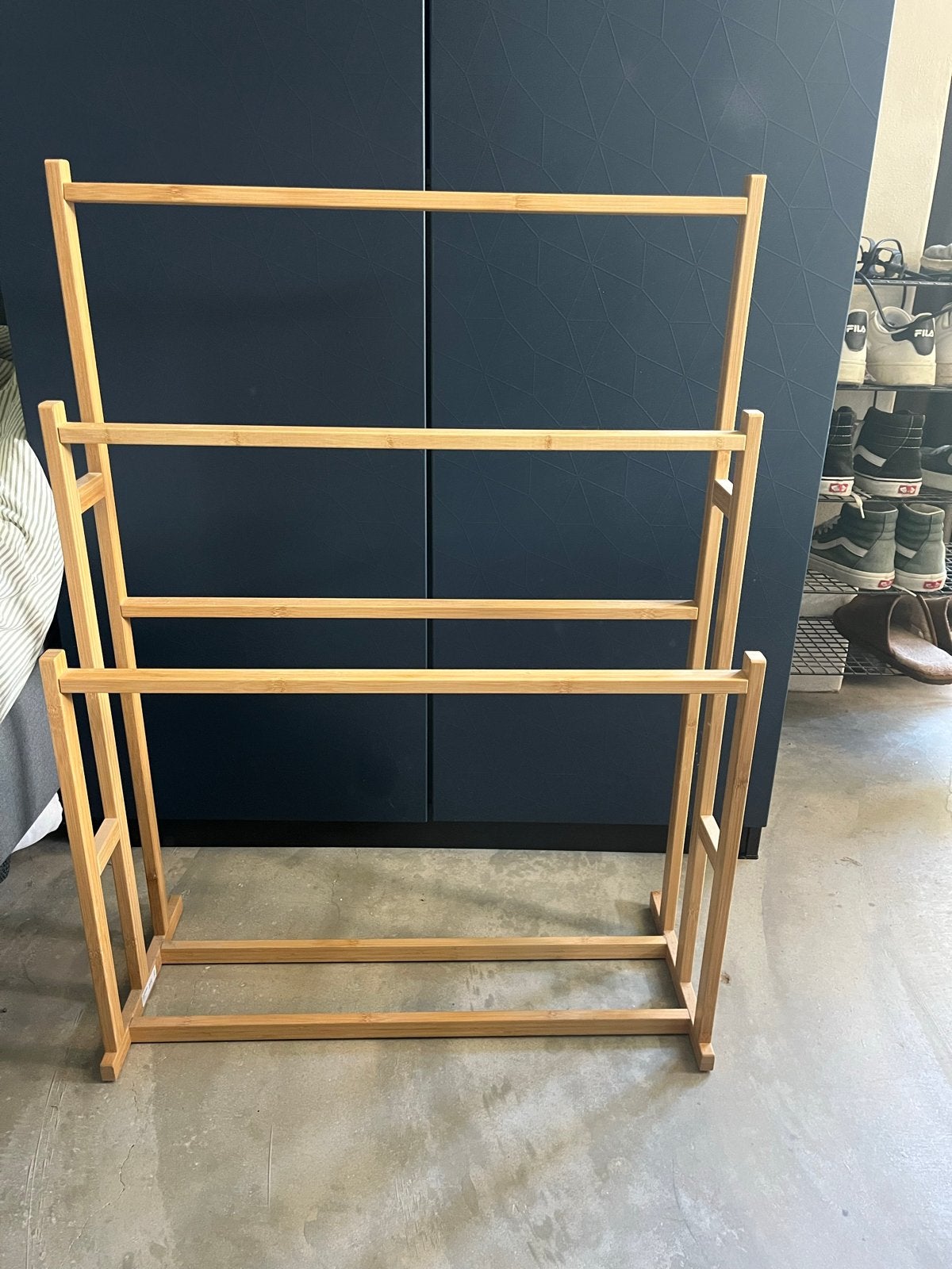 IKEA RÅGRUND Handdoekenrek / Opbergrek Bamboe (2 stuks), Huis en Inrichting, Ophalen, Zo goed als nieuw